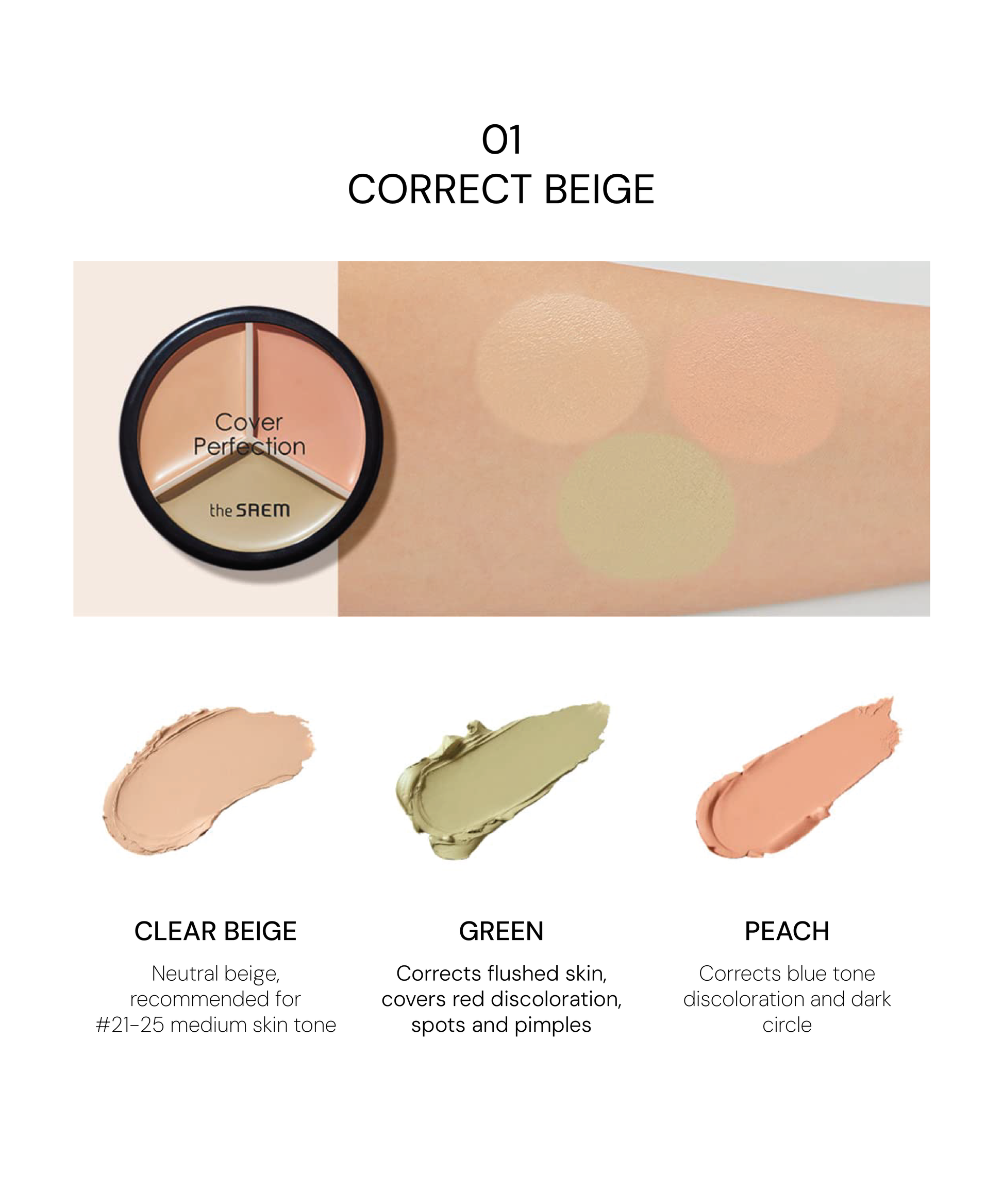 Cover Perfection Triple Pot Concealer